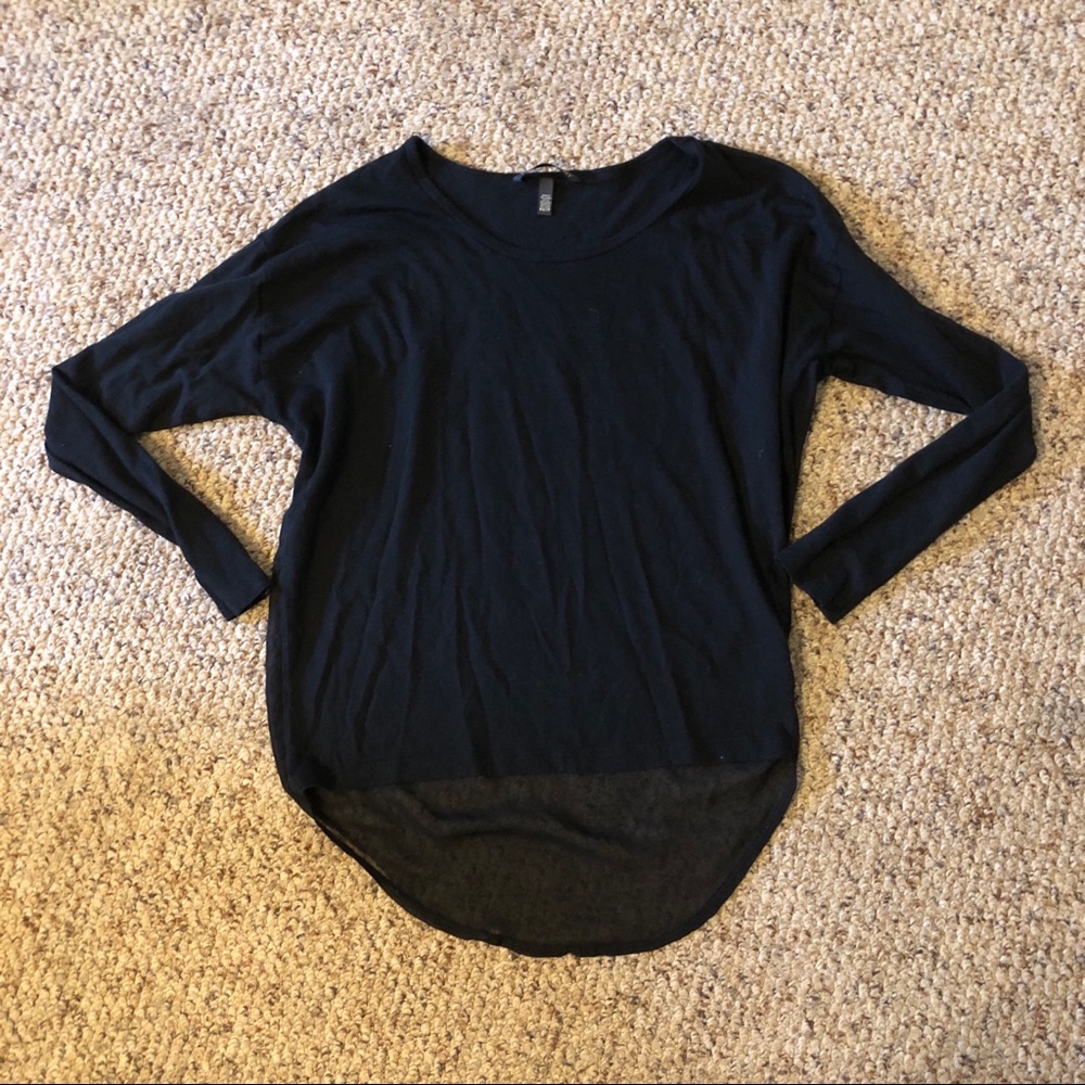 Vs chiffon back dolman